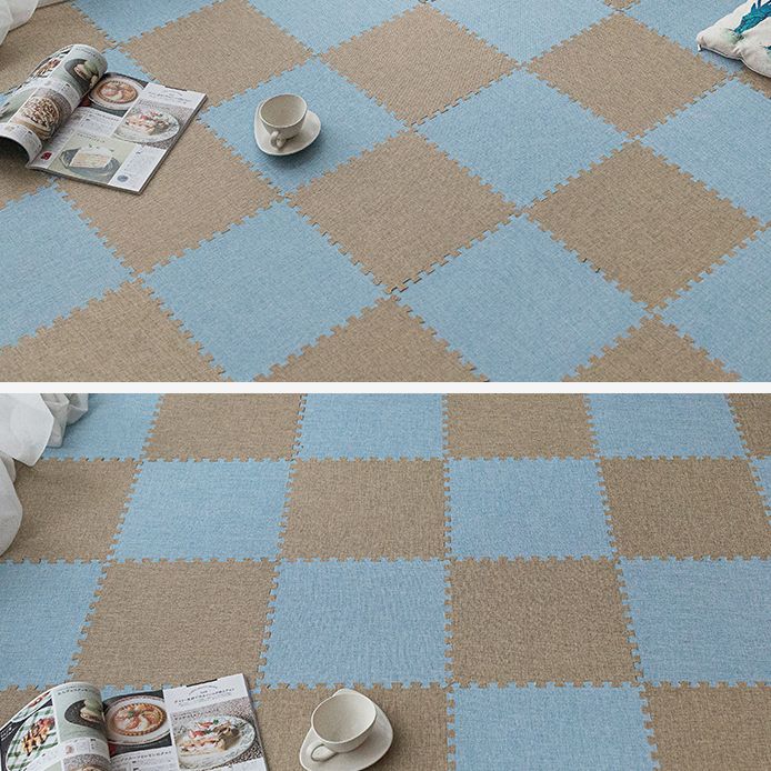 Carpet Tile Fade Resistant Non-Skid Solid Color Interlocking Carpet Tile Living Room Clearhalo 'Carpet Tiles & Carpet Squares' 'carpet_tiles_carpet_squares' 'Flooring 'Home Improvement' 'home_improvement' 'home_improvement_carpet_tiles_carpet_squares' Walls and Ceiling' 1200x1200_8cec5c03-c23d-47b2-995e-8307c82f6e4a