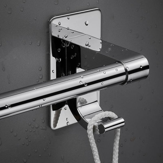 Photo inspiration: Picture Idea: Polished Chrome Bathroom Accessory Set Modern Bath Shelf Anti Rust