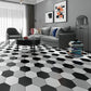 Bathroom Wall Floor Tile Waterproof Geometric Pattern Floor Wallpaper Clearhalo 'Flooring 'Home Improvement' 'home_improvement' 'home_improvement_peel_stick_blacksplash' 'Peel & Stick Backsplash Tile' 'peel_stick_blacksplash' 'Walls & Ceilings' Walls and Ceiling' 1200x1200_8d0f32fa-96b5-4fc0-acf4-084f3d422e96