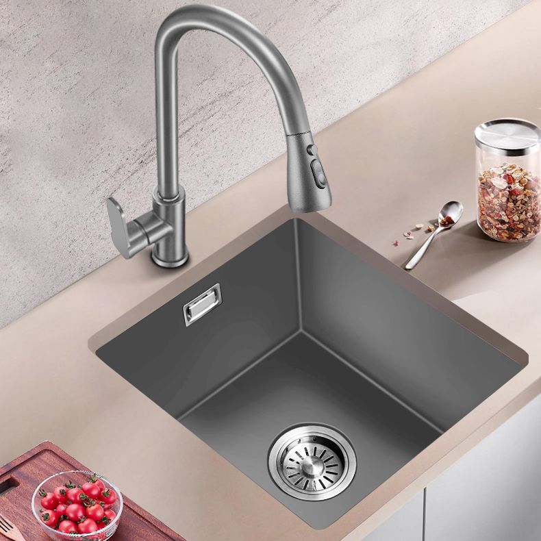 Rectangle Stainless Steel Kitchen Sink with Basket Strainer Sink Clearhalo 'Home Improvement' 'home_improvement' 'home_improvement_kitchen_sinks' 'Kitchen Remodel & Kitchen Fixtures' 'Kitchen Sinks & Faucet Components' 'Kitchen Sinks' 'kitchen_sinks' 1200x1200_8d187de4-4b15-4e73-ae2d-56db608b0e97