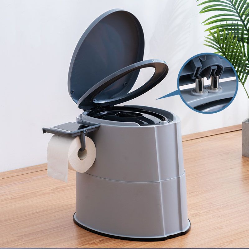 Modern Flush Toilet Plastic Round Floor Mount Toilet Bowl for Bathroom Clearhalo 'Bathroom Remodel & Bathroom Fixtures' 'Home Improvement' 'home_improvement' 'home_improvement_toilets' 'Toilets & Bidets' 'Toilets' 1200x1200_8d2c57f9-68c9-44e6-82df-f7e5672a5bfc