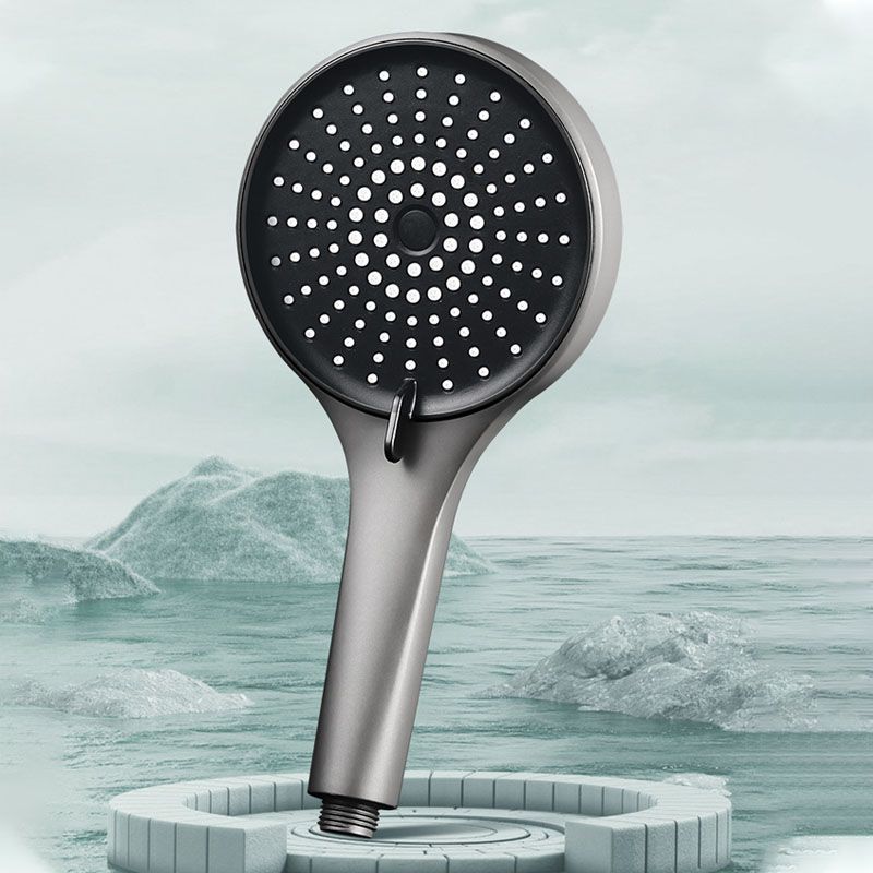 Plastic Hand Shower Round Handheld Shower Head with Self-Cleaning Clearhalo 'Bathroom Remodel & Bathroom Fixtures' 'Home Improvement' 'home_improvement' 'home_improvement_shower_heads' 'Shower Heads' 'shower_heads' 'Showers & Bathtubs Plumbing' 'Showers & Bathtubs' 1200x1200_8d43af85-06ba-420b-a1f0-e8b9593f1cb9