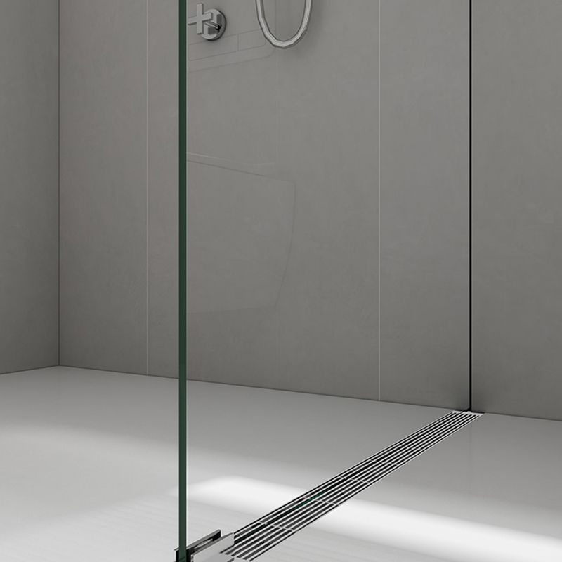 Glass Shower Door Simple One-line Transparent Shower Bath Door Clearhalo 'Bathroom Remodel & Bathroom Fixtures' 'Home Improvement' 'home_improvement' 'home_improvement_shower_tub_doors' 'Shower and Tub Doors' 'shower_tub_doors' 'Showers & Bathtubs' 1200x1200_8d4ec971-833a-47aa-a364-033cede99507