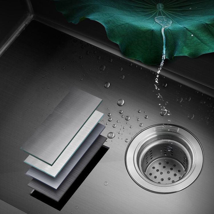 Modern Style Kitchen Sink Stainless Steel Rectangle Dirt Resistant Drop-In Kitchen Sink Clearhalo 'Home Improvement' 'home_improvement' 'home_improvement_kitchen_sinks' 'Kitchen Remodel & Kitchen Fixtures' 'Kitchen Sinks & Faucet Components' 'Kitchen Sinks' 'kitchen_sinks' 1200x1200_8d7f2ed9-0047-45a8-b35a-b45d2110ccab