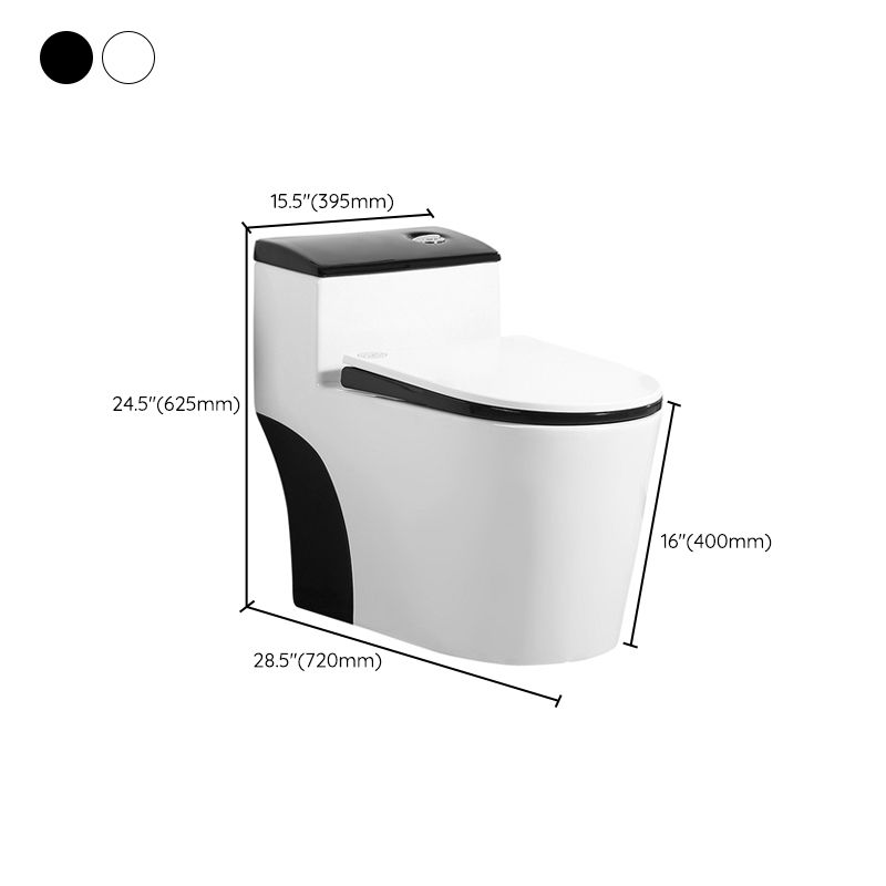Modern Floor Mounted Toilet Bowl One-Piece Toilet for Washroom Clearhalo 'Bathroom Remodel & Bathroom Fixtures' 'Home Improvement' 'home_improvement' 'home_improvement_toilets' 'Toilets & Bidets' 'Toilets' 1200x1200_8d84248d-0c06-4991-b9c6-03be2a9e453a
