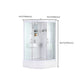 Double Sliding Shower Enclosure Clear Glass Framed Shower Enclosure Clearhalo 'Bathroom Remodel & Bathroom Fixtures' 'Home Improvement' 'home_improvement' 'home_improvement_shower_stalls_enclosures' 'Shower Stalls & Enclosures' 'shower_stalls_enclosures' 'Showers & Bathtubs' 1200x1200_8da48118-bbf6-4f2b-b794-98413d13c5c7