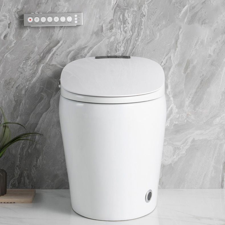 Modern Floor Mount Toilet Bowl Siphon Ceramic Toilet with Seat for Bathroom Clearhalo 'Bathroom Remodel & Bathroom Fixtures' 'Home Improvement' 'home_improvement' 'home_improvement_toilets' 'Toilets & Bidets' 'Toilets' 1200x1200_8dadff95-b141-4b3b-b156-1a9f4a395074