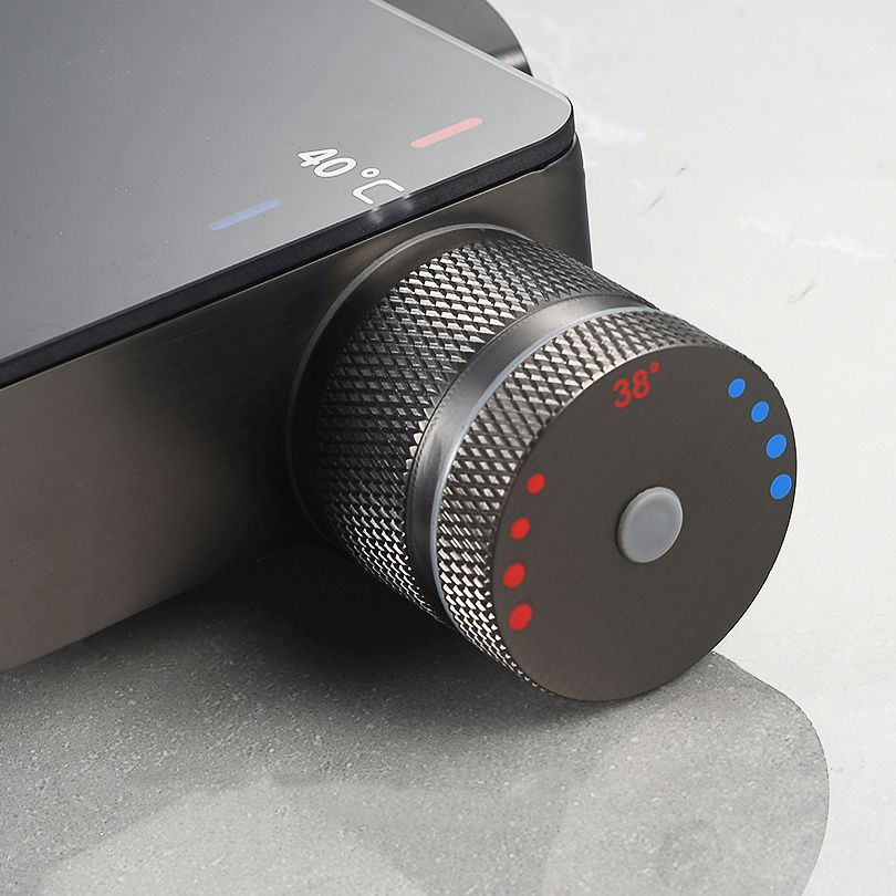 Shower Trim Square Massage Jet Handheld Shower Head Shower System Clearhalo 'Bathroom Remodel & Bathroom Fixtures' 'Home Improvement' 'home_improvement' 'home_improvement_shower_faucets' 'Shower Faucets & Systems' 'shower_faucets' 'Showers & Bathtubs Plumbing' 'Showers & Bathtubs' 1200x1200_8db26c7a-9591-4f1b-a00d-8fde9b77bd30