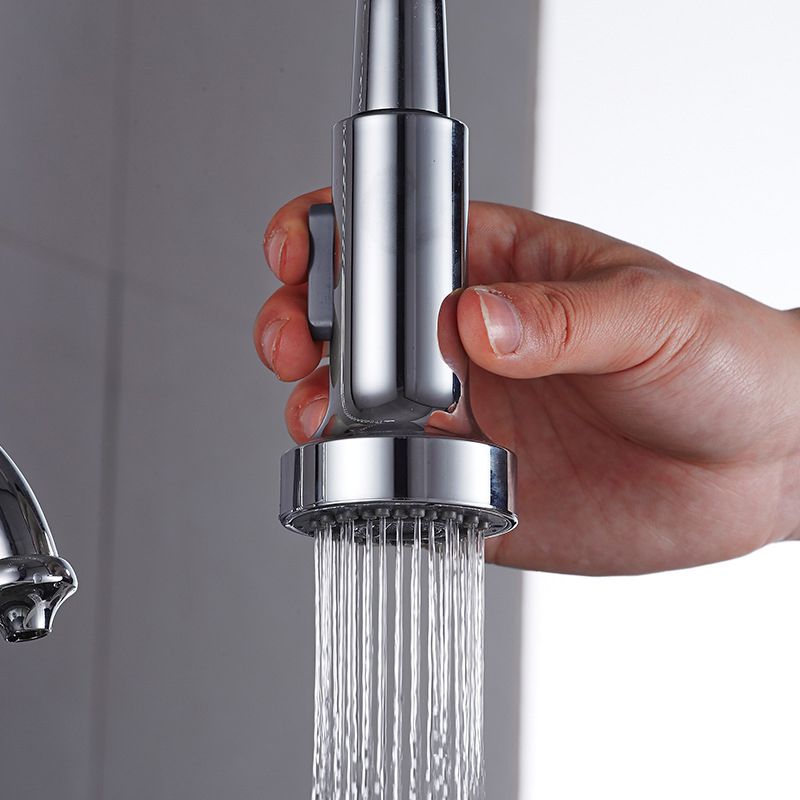 Pull Down Sprayer Kitchen Faucet 2-Handle Bar Faucet with Supply Lines Clearhalo 'Home Improvement' 'home_improvement' 'home_improvement_kitchen_faucets' 'Kitchen Faucets' 'Kitchen Remodel & Kitchen Fixtures' 'Kitchen Sinks & Faucet Components' 'kitchen_faucets' 1200x1200_8dcacdc0-2e17-4455-b674-452d76695917