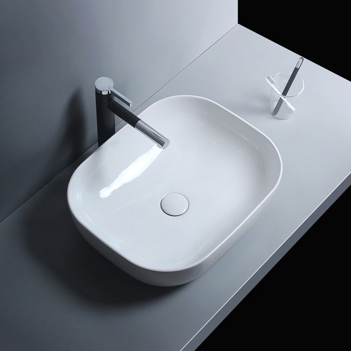 Traditional Vessel Bathroom Sink Porcelain with Faucet Basin Sink Clearhalo 'Bathroom Remodel & Bathroom Fixtures' 'Bathroom Sinks & Faucet Components' 'Bathroom Sinks' 'bathroom_sink' 'Home Improvement' 'home_improvement' 'home_improvement_bathroom_sink' 1200x1200_8dd0c0a0-1447-4f66-880d-e6b6c378fa9e