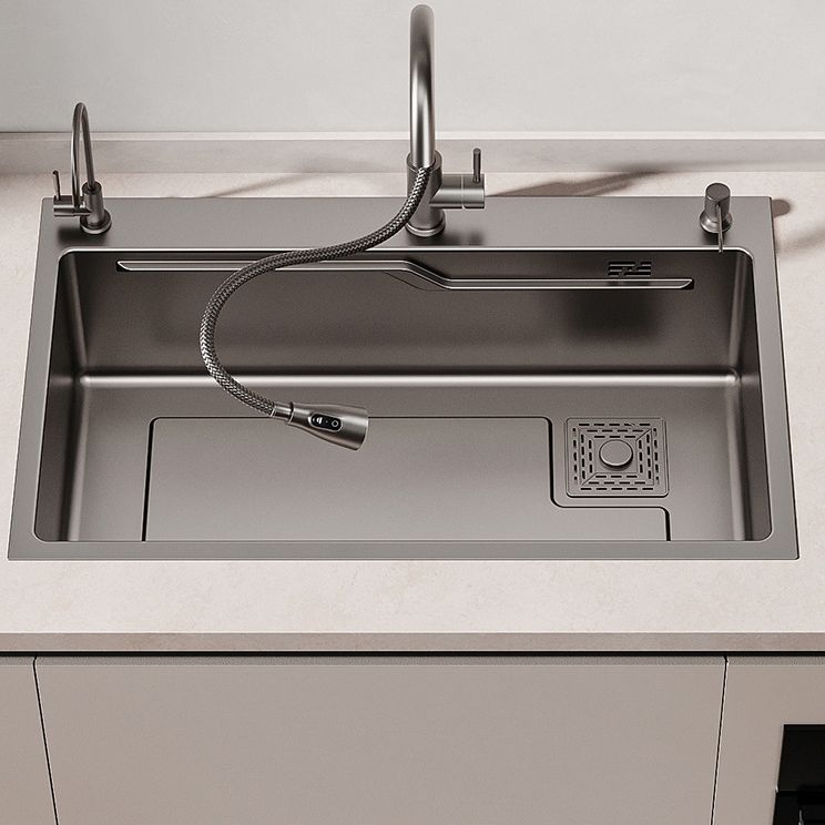 Stainless Steel Kitchen Sink 3 Holes Drop-In Noise-cancelling Design Kitchen Sink Clearhalo 'Home Improvement' 'home_improvement' 'home_improvement_kitchen_sinks' 'Kitchen Remodel & Kitchen Fixtures' 'Kitchen Sinks & Faucet Components' 'Kitchen Sinks' 'kitchen_sinks' 1200x1200_8dda8f6c-4ca4-4c99-bc79-2f1993ffa8a1