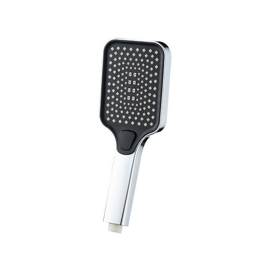 Rectangular Pressurized Shower Head 4-Setting Adjustable Water Flow ...