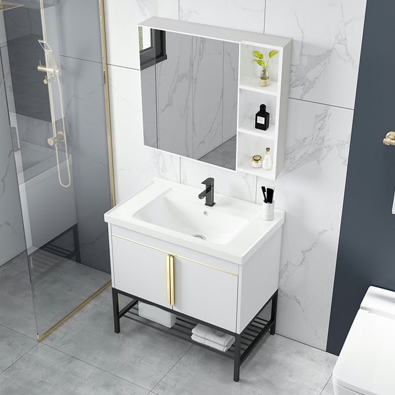Modern Stainless Steel Bathroom Sink Vanity Faucet Included Vanity Sink Clearhalo 'Bathroom Remodel & Bathroom Fixtures' 'Bathroom Vanities' 'bathroom_vanities' 'Home Improvement' 'home_improvement' 'home_improvement_bathroom_vanities' 1200x1200_8e0a7e33-ee50-4cd7-9ddb-72113731ed0a