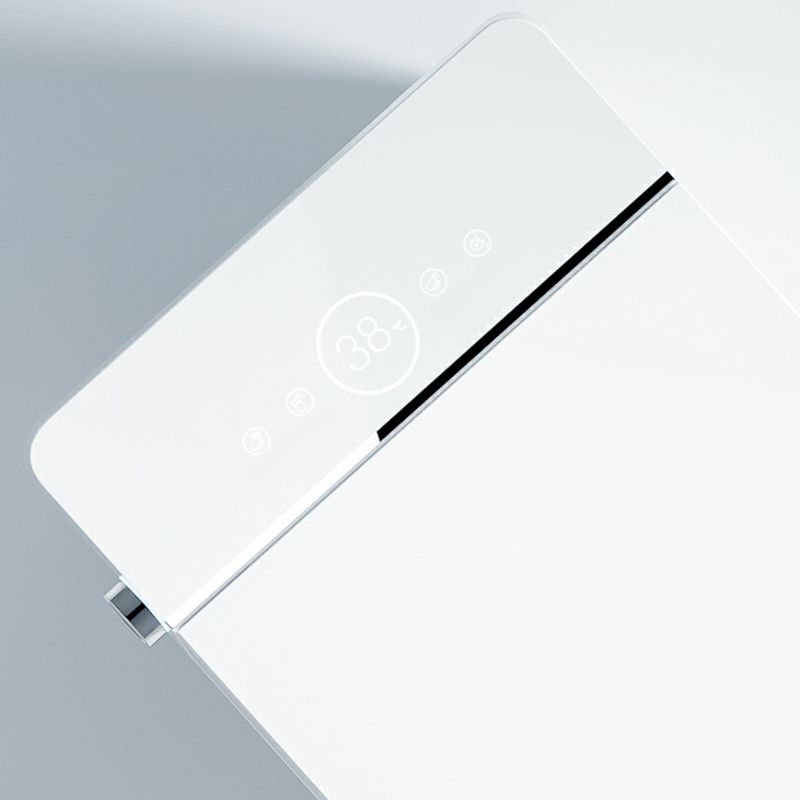 White Elongated Antimicrobial Floor Mount Bidet with Remote Control Included Clearhalo 'Bathroom Remodel & Bathroom Fixtures' 'Bidets' 'Home Improvement' 'home_improvement' 'home_improvement_bidets' 'Toilets & Bidets' 1200x1200_8e289b41-4072-4500-962f-37499a1126ff