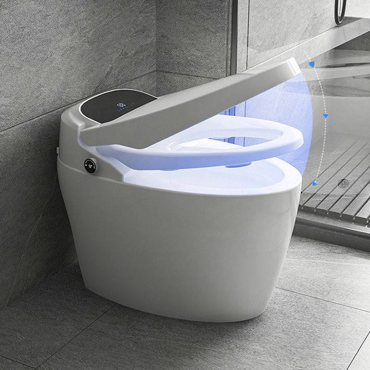 White Elongated Floor Standing Bidet Home Heated Seat All-in-One Bidet Clearhalo 'Bathroom Remodel & Bathroom Fixtures' 'Bidets' 'Home Improvement' 'home_improvement' 'home_improvement_bidets' 'Toilets & Bidets' 1200x1200_8e35045f-cdc6-499d-8e3f-793cba17e226