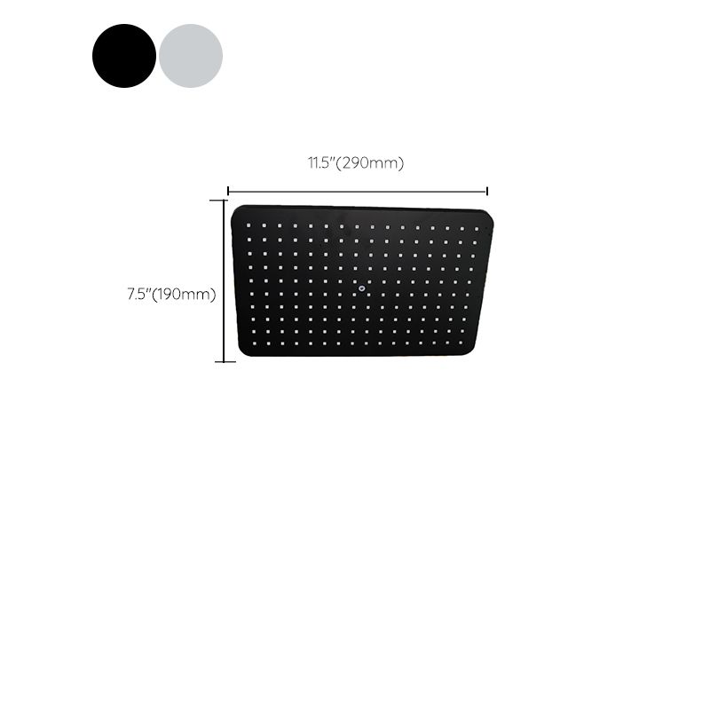 Modern Rectangle Shower Head Combo Standard Spray Pattern with Handheld Shower Head Clearhalo 'Bathroom Remodel & Bathroom Fixtures' 'Home Improvement' 'home_improvement' 'home_improvement_shower_heads' 'Shower Heads' 'shower_heads' 'Showers & Bathtubs Plumbing' 'Showers & Bathtubs' 1200x1200_8e588ec6-ae03-4950-87f6-b83e4c1d2d99