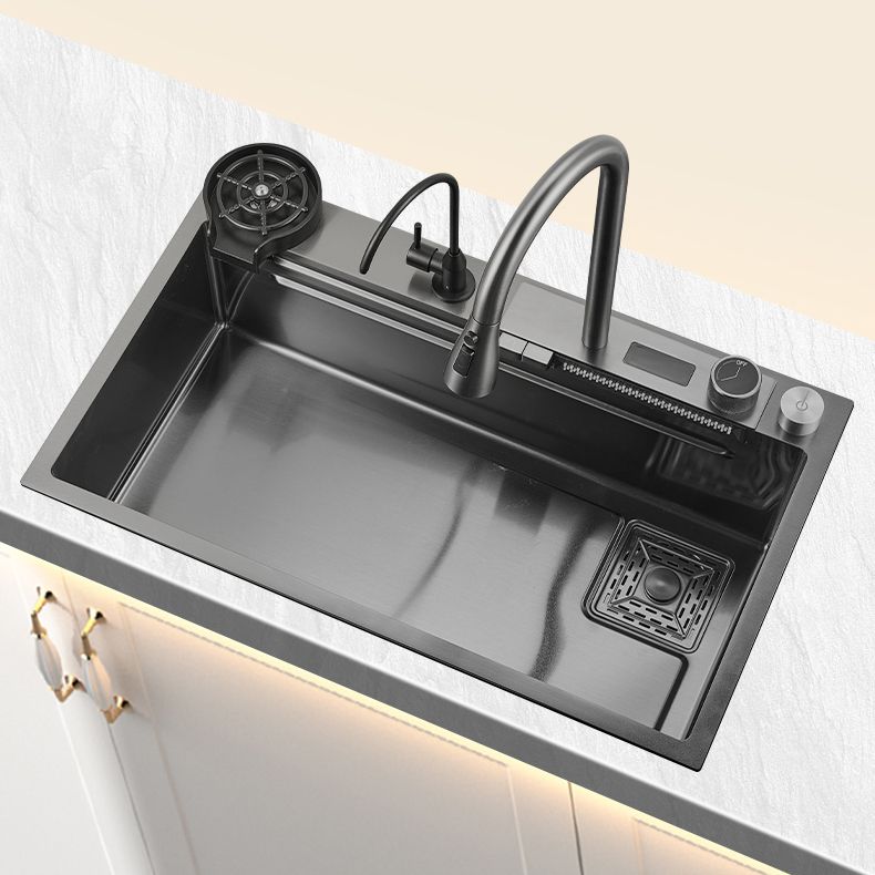 Classic Black Sink Stainless Steel Single Basin Sink with Soundproofing Clearhalo 'Home Improvement' 'home_improvement' 'home_improvement_kitchen_sinks' 'Kitchen Remodel & Kitchen Fixtures' 'Kitchen Sinks & Faucet Components' 'Kitchen Sinks' 'kitchen_sinks' 1200x1200_8e7fd1ee-03e9-4508-a035-9698593e17b3