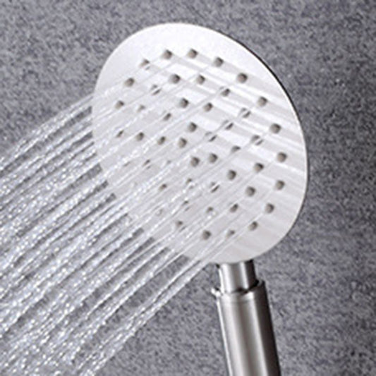 Contemporary Shower Combo Handheld Shower Head Stainless Steel Wall-Mount Shower Head Clearhalo 'Bathroom Remodel & Bathroom Fixtures' 'Home Improvement' 'home_improvement' 'home_improvement_shower_heads' 'Shower Heads' 'shower_heads' 'Showers & Bathtubs Plumbing' 'Showers & Bathtubs' 1200x1200_8eab4366-6b3d-4144-9336-93172a80d0f5