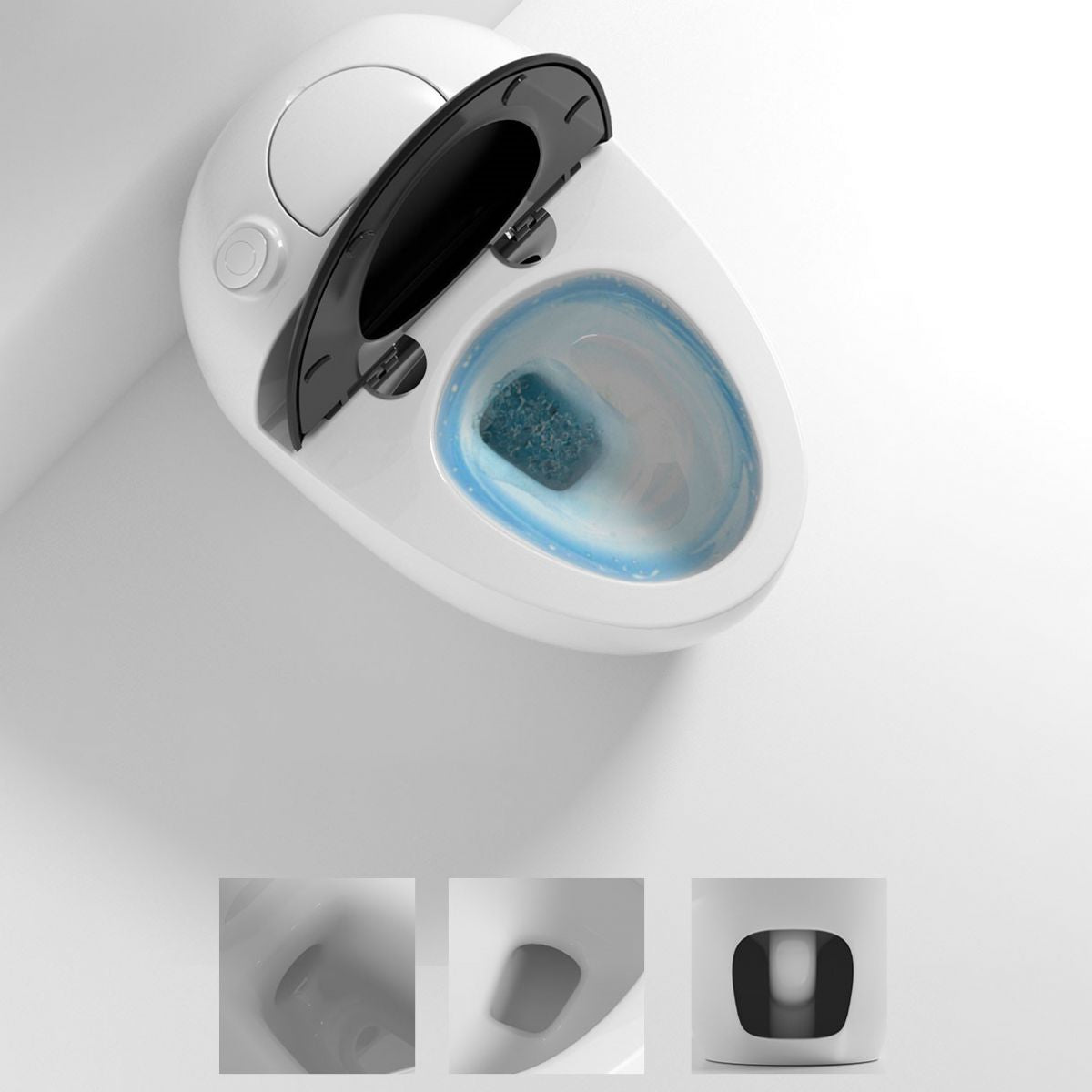 Modern Siphon Jet One Piece Toilet Bowl Heated Seat Urine Toilet with Toilet Seat Clearhalo 'Bathroom Remodel & Bathroom Fixtures' 'Home Improvement' 'home_improvement' 'home_improvement_toilets' 'Toilets & Bidets' 'Toilets' 1200x1200_8eb3e0ff-2b03-43aa-97db-762139082e88