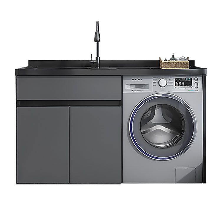 Metal Modern Freestanding Bathroom Vanity Set with Sink Faucet Clearhalo 'Bathroom Remodel & Bathroom Fixtures' 'Bathroom Vanities' 'bathroom_vanities' 'Home Improvement' 'home_improvement' 'home_improvement_bathroom_vanities' 1200x1200_8ede6988-1be5-43c7-a152-0578f2a2e1e5