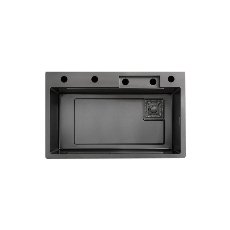 Modern Workstation Sink Stainless Steel with Drain Strainer Kit Workstation Ledge Clearhalo 'Home Improvement' 'home_improvement' 'home_improvement_kitchen_sinks' 'Kitchen Remodel & Kitchen Fixtures' 'Kitchen Sinks & Faucet Components' 'Kitchen Sinks' 'kitchen_sinks' 1200x1200_8edec307-fcb2-4a8f-80cf-630df76b74ca