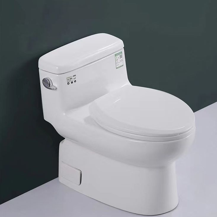 Porcelain Siphon Jet Toilet Floor Mounted One Piece Toilet Urine Toilet Clearhalo 'Bathroom Remodel & Bathroom Fixtures' 'Home Improvement' 'home_improvement' 'home_improvement_toilets' 'Toilets & Bidets' 'Toilets' 1200x1200_8ee8214c-3d8b-4336-b2cf-d9795d463812