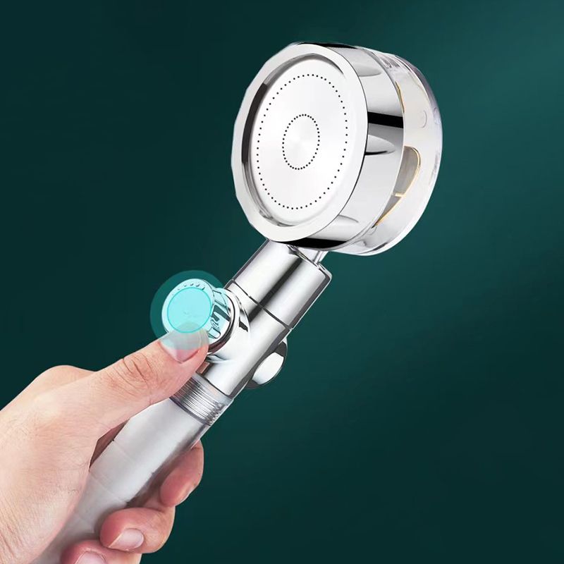 Adjustable Shower Head Modern Round Shower Combo with Single Setting Clearhalo 'Bathroom Remodel & Bathroom Fixtures' 'Home Improvement' 'home_improvement' 'home_improvement_shower_heads' 'Shower Heads' 'shower_heads' 'Showers & Bathtubs Plumbing' 'Showers & Bathtubs' 1200x1200_8ef03b03-83b2-4e47-86b8-e43a836b6c2e