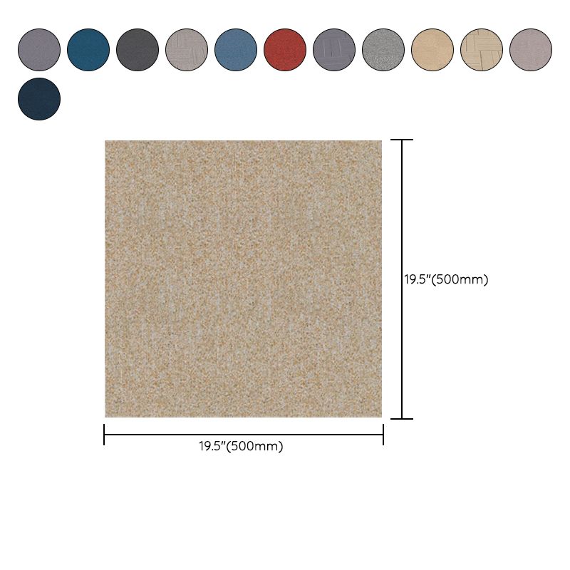Loose Lay Indoor Carpet Tiles Non-Skid Level Loop Carpet Tile Clearhalo 'Carpet Tiles & Carpet Squares' 'carpet_tiles_carpet_squares' 'Flooring 'Home Improvement' 'home_improvement' 'home_improvement_carpet_tiles_carpet_squares' Walls and Ceiling' 1200x1200_8ef28166-1bb9-48a5-a11b-aeb2fe937445