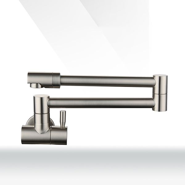 Modern Faucet 1-Handle and 1-Hole Single Level Low Pot Filler Kitchen Faucet Clearhalo 'Home Improvement' 'home_improvement' 'home_improvement_kitchen_faucets' 'Kitchen Faucets' 'Kitchen Remodel & Kitchen Fixtures' 'Kitchen Sinks & Faucet Components' 'kitchen_faucets' 1200x1200_8ef7425b-b23e-4f22-ae02-3ba87a0314e0