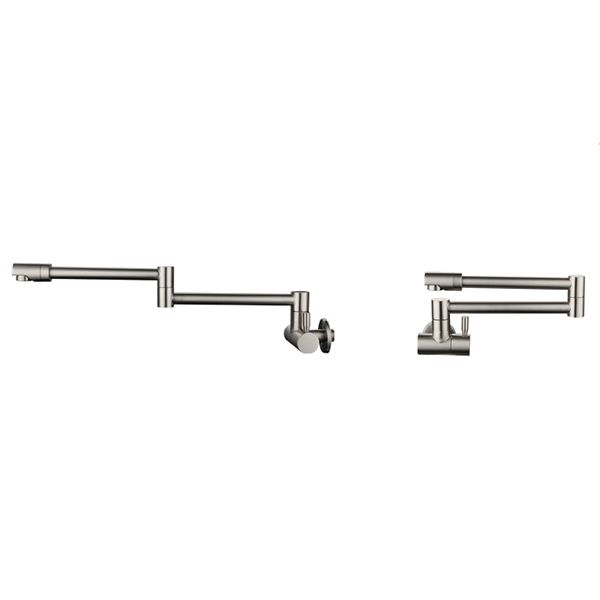 Modern Faucet 1-Handle and 1-Hole Single Level Low Pot Filler Kitchen Faucet Clearhalo 'Home Improvement' 'home_improvement' 'home_improvement_kitchen_faucets' 'Kitchen Faucets' 'Kitchen Remodel & Kitchen Fixtures' 'Kitchen Sinks & Faucet Components' 'kitchen_faucets' 1200x1200_8f0b7b34-df47-4c06-8150-6b9316a9a2eb