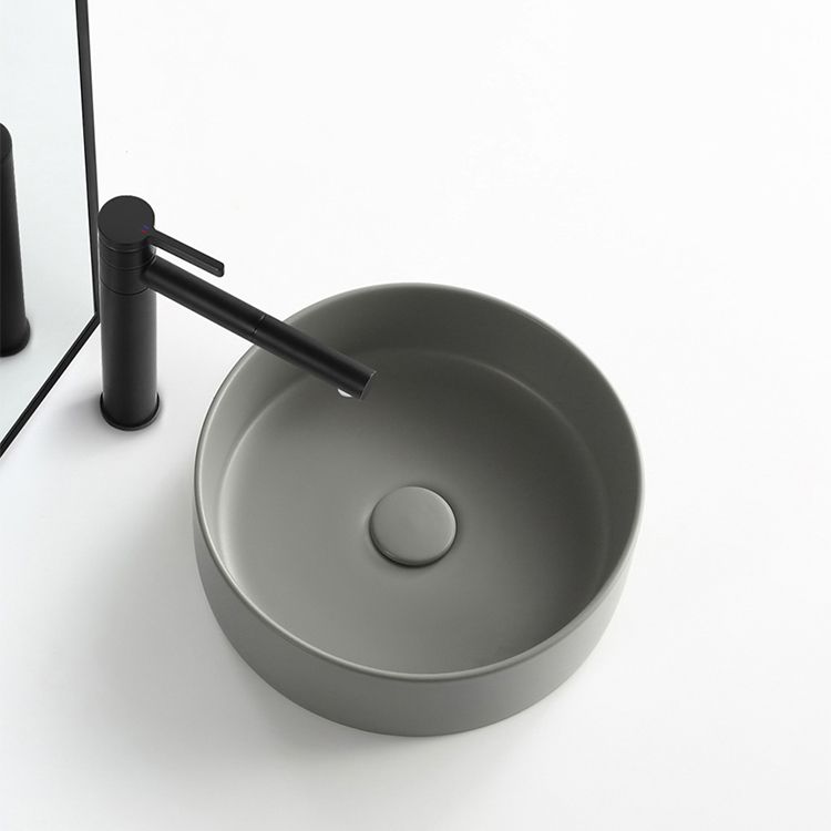 Porcelain Green and Grey Trough Bathroom Sink Modern Trough Bathroom Sink Clearhalo 'Bathroom Remodel & Bathroom Fixtures' 'Bathroom Sinks & Faucet Components' 'Bathroom Sinks' 'bathroom_sink' 'Home Improvement' 'home_improvement' 'home_improvement_bathroom_sink' 1200x1200_8f11a425-5e67-492b-b738-2f1d8241d554