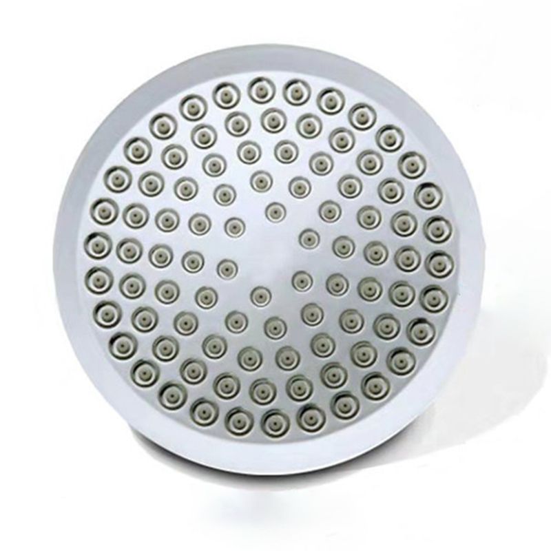 Contemporary Shower Combo Fixed Shower Head Stainless Steel Wall-Mount Round Shower Head Clearhalo 'Bathroom Remodel & Bathroom Fixtures' 'Home Improvement' 'home_improvement' 'home_improvement_shower_heads' 'Shower Heads' 'shower_heads' 'Showers & Bathtubs Plumbing' 'Showers & Bathtubs' 1200x1200_8f15c940-ba67-4849-a9ad-4061bad0060e