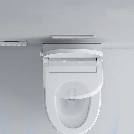 Toilet Bidet and Seat Antimicrobial Dryer Wall Mounted Bidet Clearhalo 'Bathroom Remodel & Bathroom Fixtures' 'Bidets' 'Home Improvement' 'home_improvement' 'home_improvement_bidets' 'Toilets & Bidets' 1200x1200_8f19fcbe-dcd8-4c84-8970-b8d4690fc451
