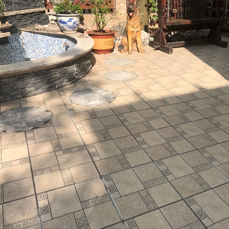 Square Floor Tile Straight Edge Vintage Design Floor Tile for Outdoor Floor Clearhalo 'Floor Tiles & Wall Tiles' 'floor_tiles_wall_tiles' 'Flooring 'Home Improvement' 'home_improvement' 'home_improvement_floor_tiles_wall_tiles' Walls and Ceiling' 1200x1200_8f2a3444-f7c3-4cc7-aa6e-c45e71d6dfc2