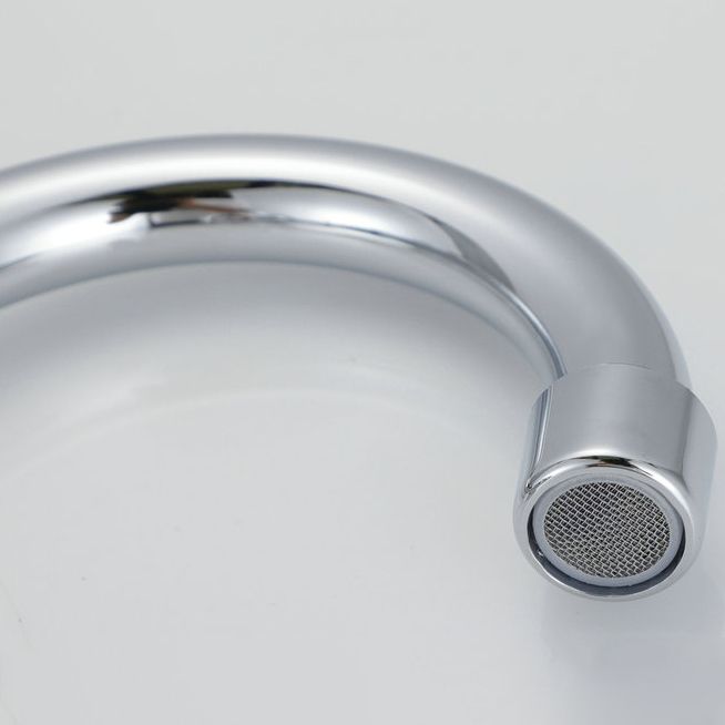 Modern Kitchen Bar Faucet Brass 2 Knob Handle and Supply Lines Bar Prep Kitchen Faucet Clearhalo 'Home Improvement' 'home_improvement' 'home_improvement_kitchen_faucets' 'Kitchen Faucets' 'Kitchen Remodel & Kitchen Fixtures' 'Kitchen Sinks & Faucet Components' 'kitchen_faucets' 1200x1200_8f30be64-96fd-4b03-9350-af86aebe69f3