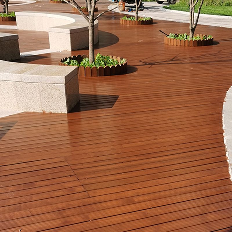 Modern Hardwood Deck Tiles Solid Wood Nail Flooring Planks for Patio Clearhalo 'Flooring 'Hardwood Flooring' 'hardwood_flooring' 'Home Improvement' 'home_improvement' 'home_improvement_hardwood_flooring' Walls and Ceiling' 1200x1200_8f3966b5-f234-4ea6-a3e3-23c731e26610