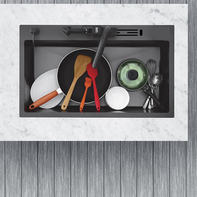 Classic Style Kitchen Sink Stainless Steel Kitchen Double Sink with Drain Strainer Kit Clearhalo 'Home Improvement' 'home_improvement' 'home_improvement_kitchen_sinks' 'Kitchen Remodel & Kitchen Fixtures' 'Kitchen Sinks & Faucet Components' 'Kitchen Sinks' 'kitchen_sinks' 1200x1200_8f4b64bc-0450-49eb-a42c-5028b50cc476