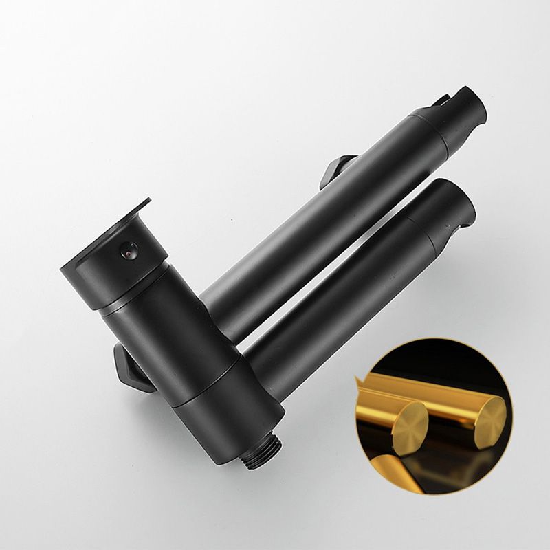 Modern Tub Spout Trim One Handle Wall Mount Tub Faucet with Handshower Clearhalo 'Bathroom Remodel & Bathroom Fixtures' 'Bathtub Faucets' 'bathtub_faucets' 'Home Improvement' 'home_improvement' 'home_improvement_bathtub_faucets' 1200x1200_8f57e810-0cb4-4bfa-8c95-8d8a10587c24