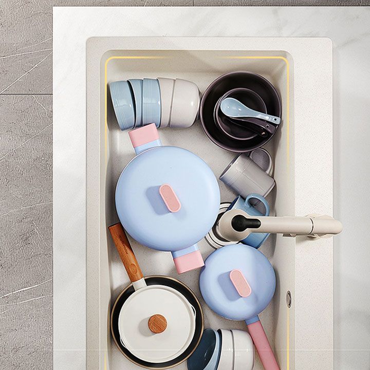 Modern Single Bowl Sink Solid Color Kitchen Sink with Overflow Hole Clearhalo 'Home Improvement' 'home_improvement' 'home_improvement_kitchen_sinks' 'Kitchen Remodel & Kitchen Fixtures' 'Kitchen Sinks & Faucet Components' 'Kitchen Sinks' 'kitchen_sinks' 1200x1200_8f62f3aa-d477-406b-8264-76eee72dcf72