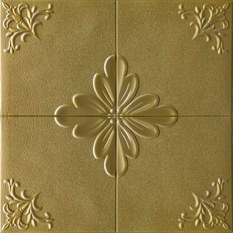 Indoor Home Wall Paneling 3D Floral Print Peel and Stick Waterproof Wall Panel Clearhalo 'Flooring 'Home Improvement' 'home_improvement' 'home_improvement_wall_paneling' 'Wall Paneling' 'wall_paneling' 'Walls & Ceilings' Walls and Ceiling' 1200x1200_8f6300bf-e5cf-4fa4-9089-a1737c5c95fc