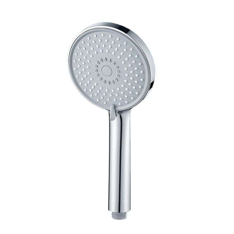 Round Handheld Shower Head Self-Cleaning Wall-Mount Shower Head Clearhalo 'Bathroom Remodel & Bathroom Fixtures' 'Home Improvement' 'home_improvement' 'home_improvement_shower_heads' 'Shower Heads' 'shower_heads' 'Showers & Bathtubs Plumbing' 'Showers & Bathtubs' 1200x1200_8f64244b-2c2d-4b3e-a9d6-0377be92a4ab