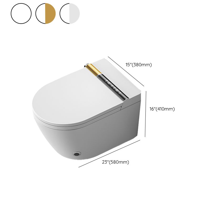 16.14" High Elongated Wall Mounted Bidet with Heated Seat White Bidet Clearhalo 'Bathroom Remodel & Bathroom Fixtures' 'Bidets' 'Home Improvement' 'home_improvement' 'home_improvement_bidets' 'Toilets & Bidets' 1200x1200_8f696028-259e-4220-8785-070daf709b08
