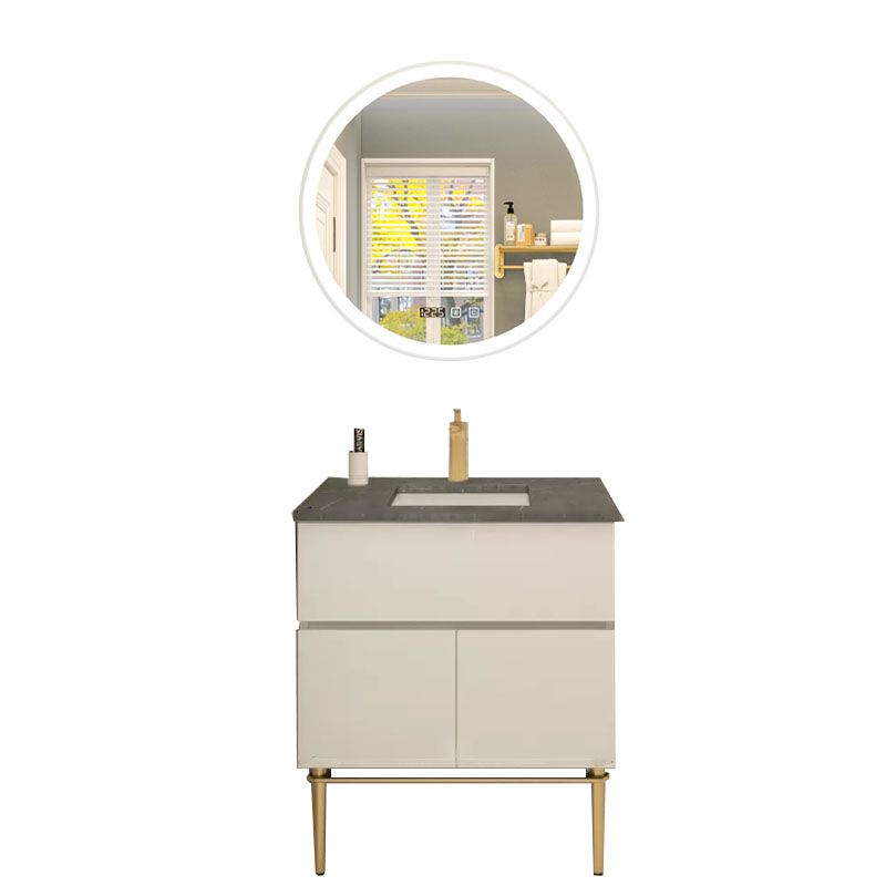 Modern Bathroom Vanity Set Limestone Top with Drawers and Basin Clearhalo 'Bathroom Remodel & Bathroom Fixtures' 'Bathroom Vanities' 'bathroom_vanities' 'Home Improvement' 'home_improvement' 'home_improvement_bathroom_vanities' 1200x1200_8f6bc7cc-9e40-4f33-be54-2cfc2d63dc66