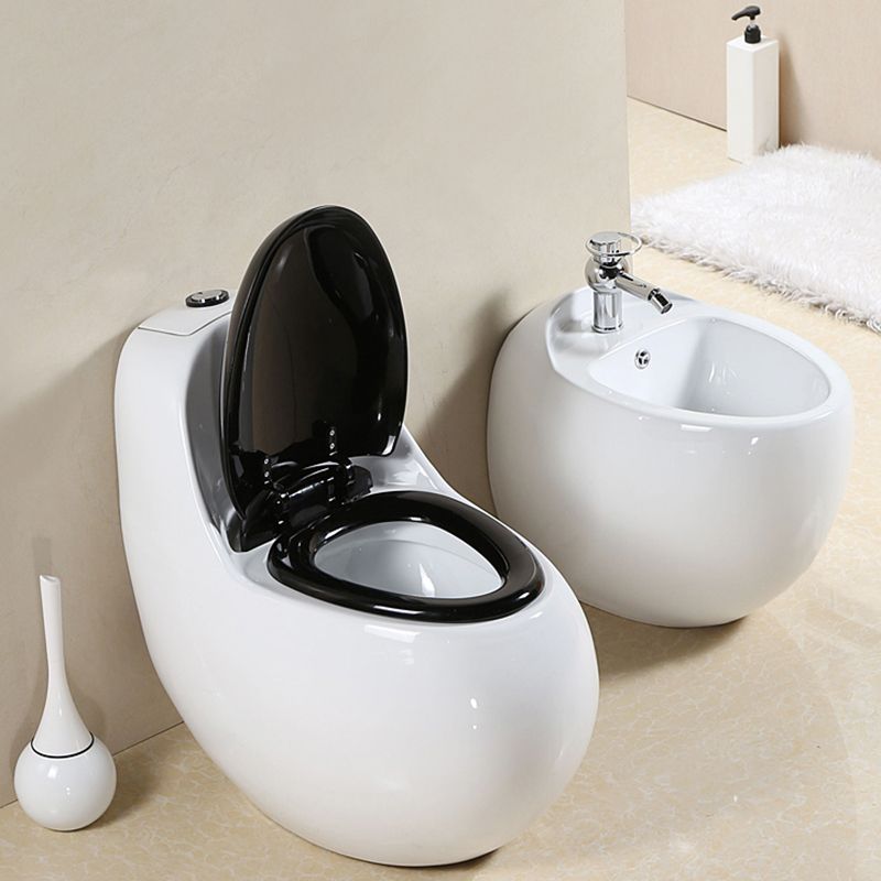 Contemporary Toilet Bowl One Piece Skirted Urine Toilet with Seat Clearhalo 'Bathroom Remodel & Bathroom Fixtures' 'Home Improvement' 'home_improvement' 'home_improvement_toilets' 'Toilets & Bidets' 'Toilets' 1200x1200_8f8a11ca-62b0-4ea8-9edf-933e89ae6b00