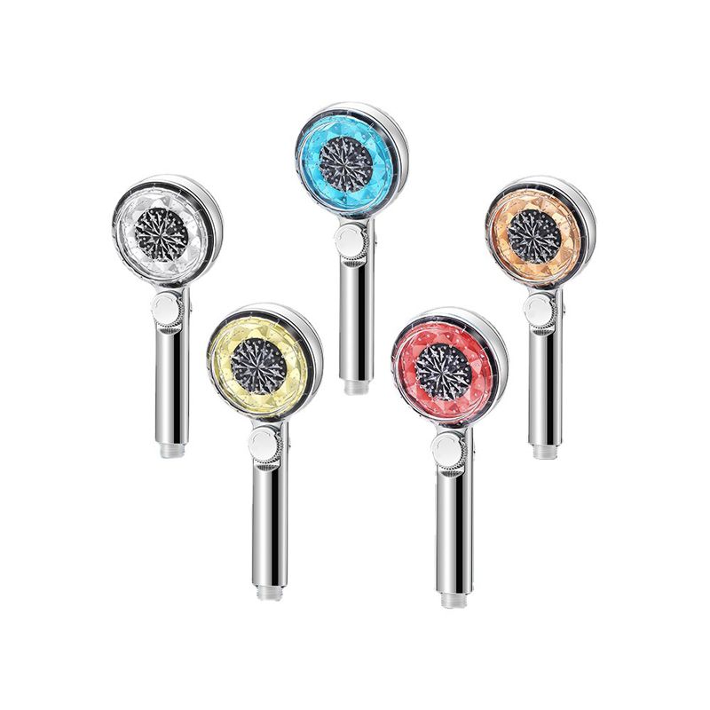 Contemporary Handheld Shower Head Round Filter Ball Spray Head With Digital Display Clearhalo 'Bathroom Remodel & Bathroom Fixtures' 'Home Improvement' 'home_improvement' 'home_improvement_shower_heads' 'Shower Heads' 'shower_heads' 'Showers & Bathtubs Plumbing' 'Showers & Bathtubs' 1200x1200_8fbf63ef-48ce-47cb-8dd3-5867a13adc61