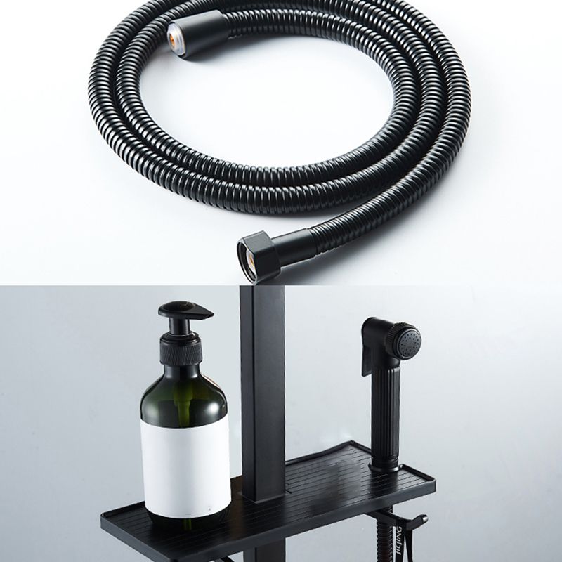 Contemporary Style Shower System Spot Resist Wall Mounted Copper Shower System Clearhalo 'Bathroom Remodel & Bathroom Fixtures' 'Home Improvement' 'home_improvement' 'home_improvement_shower_faucets' 'Shower Faucets & Systems' 'shower_faucets' 'Showers & Bathtubs Plumbing' 'Showers & Bathtubs' 1200x1200_8fcdb783-5f39-4622-a8de-7cbe0ea1ef2f