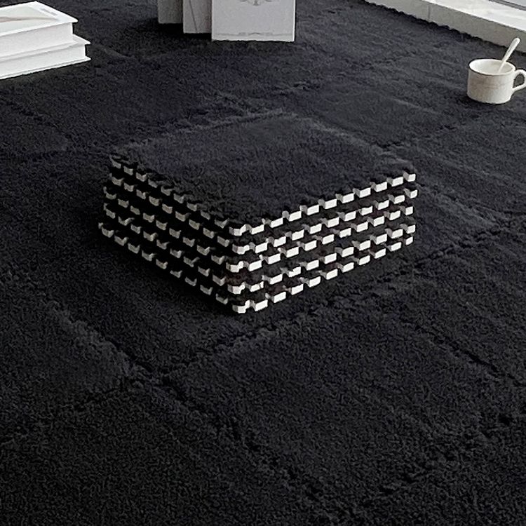 Dark Color Level Loop Carpet Tile Non-Skid Interlocking Bedroom Carpet Tiles Clearhalo 'Carpet Tiles & Carpet Squares' 'carpet_tiles_carpet_squares' 'Flooring 'Home Improvement' 'home_improvement' 'home_improvement_carpet_tiles_carpet_squares' Walls and Ceiling' 1200x1200_8ff6d0dd-4081-467b-8dd7-a338336d462a