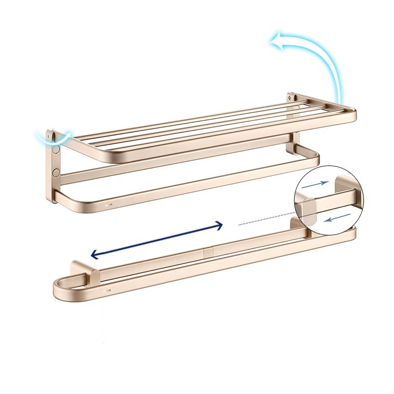 Golden Modern Bathroom Accessory Set Polished Brass Bath Shelf/Towel Bar/Robe Hooks Clearhalo 'Bathroom Hardware Sets' 'Bathroom Hardware' 'Bathroom Remodel & Bathroom Fixtures' 'bathroom_hardware_sets' 'Home Improvement' 'home_improvement' 'home_improvement_bathroom_hardware_sets' 1200x1200_8ff7098e-6990-4f74-a70d-07728ec8a1b1