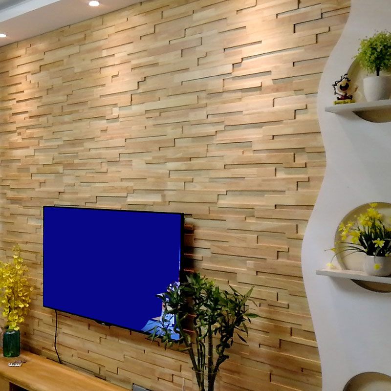 Solid Wood Wall Plate Modern Minimalist Home Living Room Wall Panel (1-pack) Clearhalo 'Flooring 'Home Improvement' 'home_improvement' 'home_improvement_wall_paneling' 'Wall Paneling' 'wall_paneling' 'Walls & Ceilings' Walls and Ceiling' 1200x1200_9002fd91-2a14-48ab-924d-b57cc4a7d676