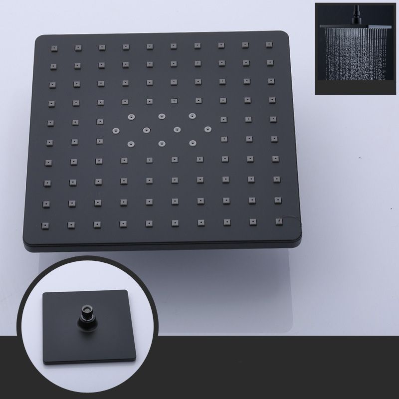 Contemporary Style Shower Head Plastic Fixed Shower Head with Shape of Round and Square Clearhalo 'Bathroom Remodel & Bathroom Fixtures' 'Home Improvement' 'home_improvement' 'home_improvement_shower_heads' 'Shower Heads' 'shower_heads' 'Showers & Bathtubs Plumbing' 'Showers & Bathtubs' 1200x1200_9008c29e-81b6-4fad-815e-3e43d489aed0